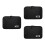 3Pièces De Rangement Accessoires Numériques Noir Nylon Renforcé 5