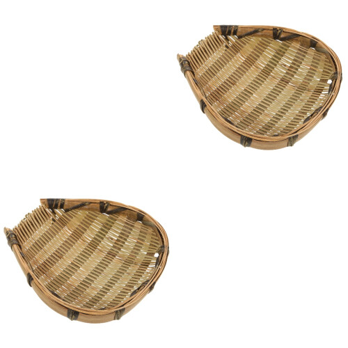2Pièces Panier Mural Mini Bambou Main D’enfants 2