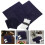 2Ensembles Kit Complet Sashiko Coasters DIY Broderie Débutant Bleu 9