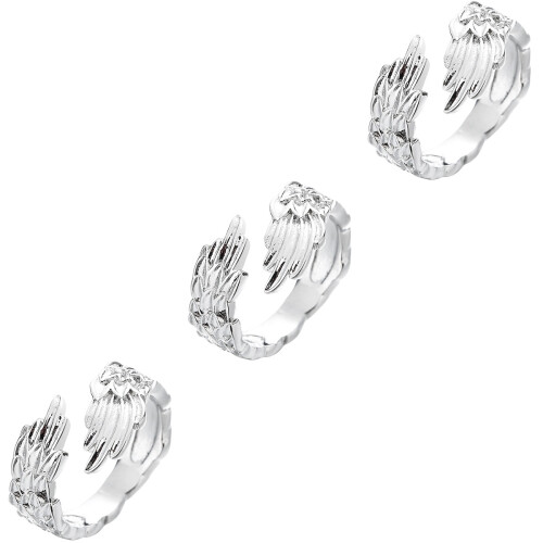 3Pièces Argent Mode Esthétique Pour 2