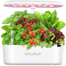 GOLUMUP Hydroponics Growing System 12 Pods Hydro Indoor Herb Garden with LED Light, Plants Germination Kit with Auto Timer, Smart Indoor Gardening Sy