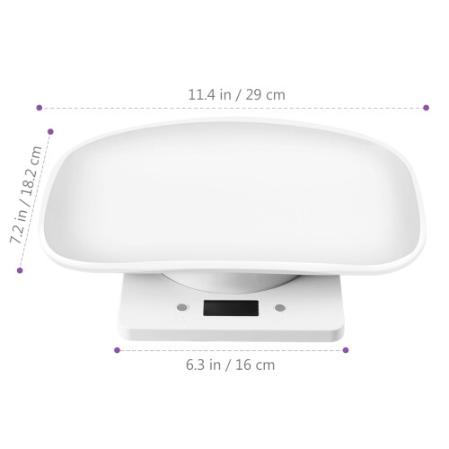 2Pièces Pèse- Animaux Avec Écran Lumineux Portable 2