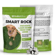 Buddy's Best 200g Smart Rocks: Natural Pet Water Enhancer & Lawn Saver, Mineral-Based Solution for Dogs, Reduces Nitrates & Ammonia, Supports Hydrati