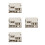 4Pièces Mini Maison En Bois Beige À Monter Pour Décor Intérieur 10