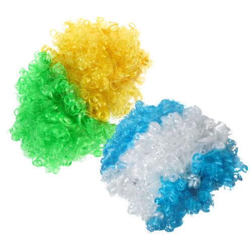 4Pièces Perruques Colorées Pet Pour Cosplay Costume