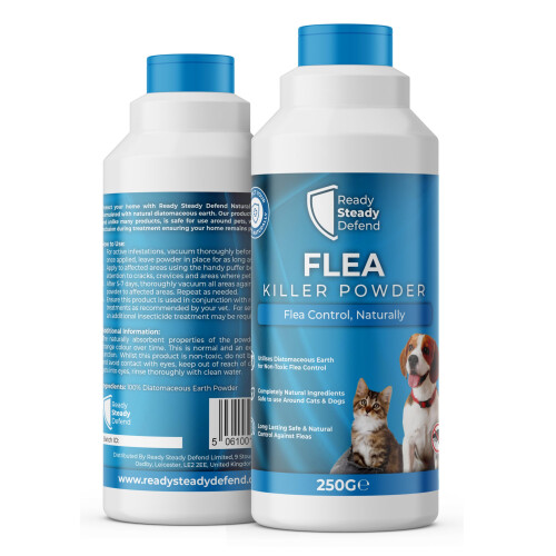 Flea Killer Powder 250g - Comprehensive Diatomaceous Earth Flea and