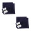 2Ensembles Kit Complet Sashiko Coasters DIY Broderie Débutant Bleu 4