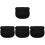 4Pièces De Rangement Néoprène Pour Moulinet De Noir 4