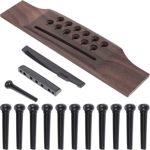 5Ensembles Ponts Et Chevilles Pour Guitare Acoustique 2