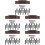 5Ensembles Ponts Et Chevilles Pour Guitare Acoustique 8