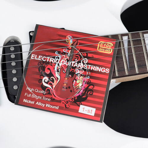 400Pièces Cordes Electrique Guitare Argentées Durable Et Confort 1