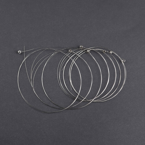 400Pièces Cordes Electrique Guitare Argentées Durable Et Confort 2