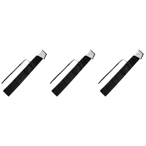 3Pièces De En Coton Noir, Protection Transport Durable 2