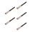 5Pièces Torches Feu Performantes En Bois Coloré Pour Danse Et 8