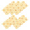20Pièces Crackers Simulés Beau Beige PVC Pour Décor Maison Et Étalage 3