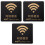 3Pièces Plaques WiFi Pour Mur En Usage Professionnel 3