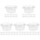 500Pièces Coupes Portion Transparentes À Usage Unique Couvercles 4
