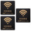 3Pièces Plaques WiFi Pour Mur En Usage Professionnel 7