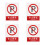 4Pièces Panneaux Conducteurs Stationnement Usage Extérieur 3