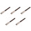 5Pièces Torches Feu Performantes En Bois Coloré Pour Danse Et 9