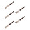 5Pièces Torches Feu Performantes En Bois Coloré Pour Danse Et 6
