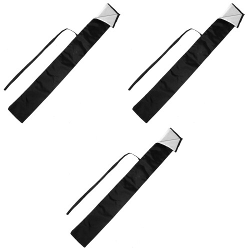 3Pièces De En Coton Noir, Protection Transport Durable 1