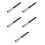 5Pièces Torches Feu Performantes En Bois Coloré Pour Danse Et 4