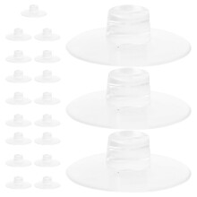 100St Kabelclips Zuignap Transparant Houders Voor Kabelbeheer