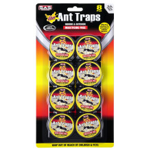 APXEL 8pcs Ant Killer Bait Station Destroys Ants and their Nests, Ant Traps Used Indoors Outdoor, Clean and Easy to Use, Creates No Mess, Kills Ant C