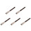 5Pièces Torches Feu Performantes En Bois Coloré Pour Danse Et 5