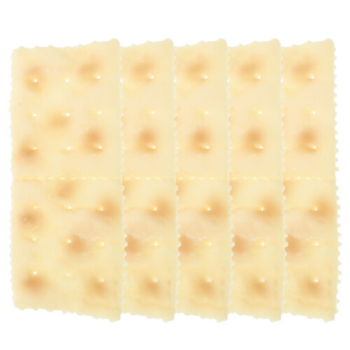 20Pièces Crackers Simulés Beau Beige PVC Pour Décor Maison Et Étalage 1