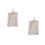 2Pièces Chaise Suspendue Beige Coton Avec Bâtons En Bois 9