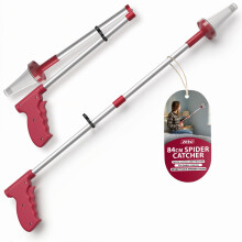 ZENO Spider Catcher 84CM | Spider Catcher with Long Handle | Humane Bug Catcher Tool for Safe Spider & Insect Removal at Home | Easy One Hand Trigger
