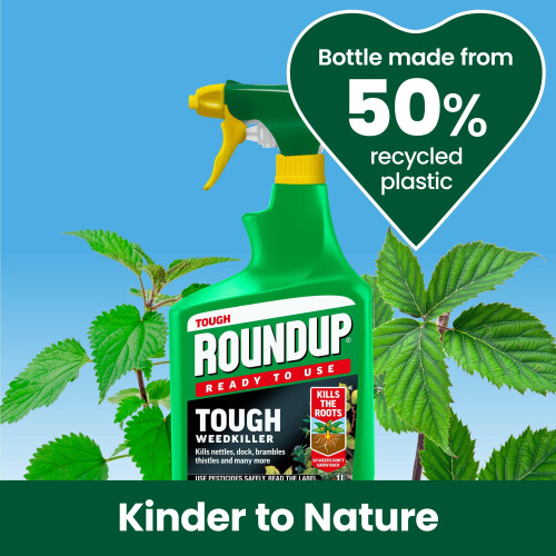 Roundup Roundup Tough Weedkiller, Ready to Use, Spray, 1 Litre 2