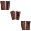 6Pièces Brassards Médiévaux Gravés PU Clair Pour Costume 9