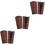 6Pièces Brassards Médiévaux Gravés PU Clair Pour Costume 5