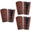 6Pièces Brassards Médiévaux Gravés PU Clair Pour Costume 6