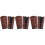 6Pièces Brassards Médiévaux Gravés PU Clair Pour Costume 4