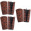 6Pièces Brassards Médiévaux Gravés PU Clair Pour Costume 7