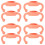 8Pièces Poignées Bébé En Silicone Rose Pour 7