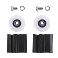 DEWIN Greenhouse Door Wheels, 22mm Greenhouse Sliding Door Wheel Replacement Kits for Greenhouse Shower Door Rollers Glass Roller Replacement Gardeni
