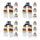 16Pièces Écharpe Football Tricotée Multiusage Pour Supporteurs 8