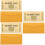 3Ensembles Cartes À Gratter En Papier Couché Pour 9