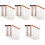 Waterproof Eyebrow Stickers Brown Simulation Makeup Eyebrow Kit 4