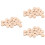 60Pièces Tampons Liège Saxophone Marron Clair Pour Instruments À Vent 6