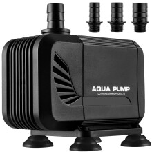 40W Aquarium Submersible Pump 3000 L/H - Ultra-Quiet with Filter and 3 Nozzles 19mm/22mm/25mm, Max Delivery Head 2.8m for Pond Fountain Aquarium Rock