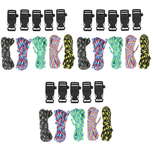 30Pièces Boucles Sifflet Pour Camping Multifonction 2