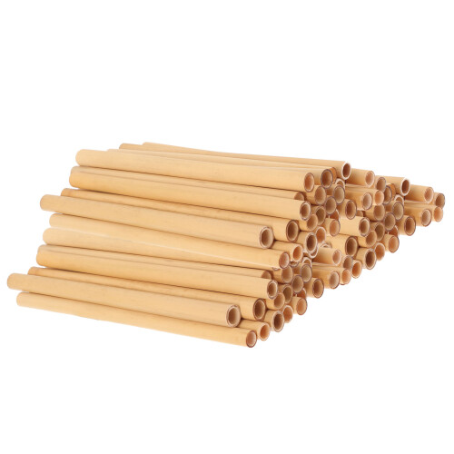 200Pièces Tubes D'abeilles En Naturel Durables Pour 2