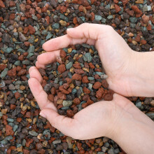 TOPZEA 12lb Horticultural Mix Lava Rocks Pebbles for Plant, Potting Soil Landscaping Gritty Pumice, Volcanic Stone Gravel for Bonsai Succulent Cactus