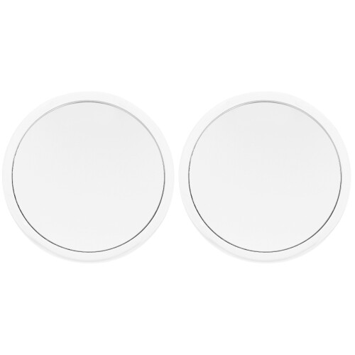 2Pcs White Round Magnifying Mirror 20X Makeup Mirror with Suction Cup 1